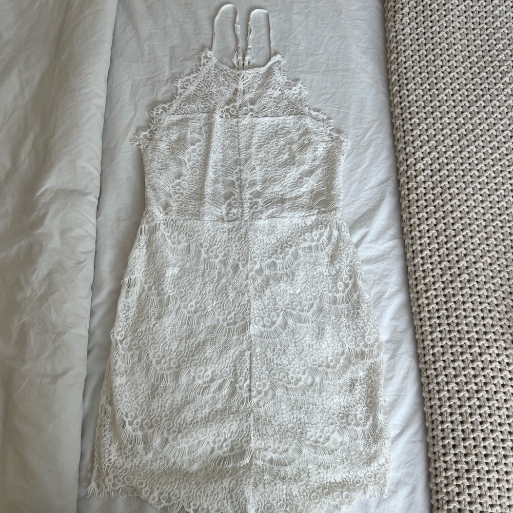 Free people lace white dress
